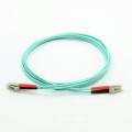LC-LC Om3 Multimode Duplex Fiber Optic Patch Cord with Clips